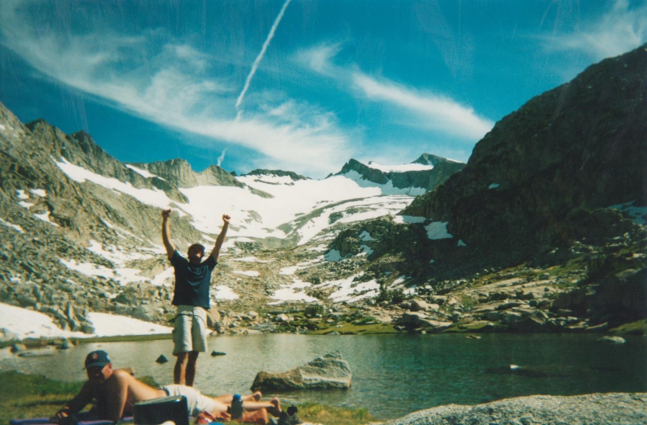 Backpacking Yosemite Lake Below Donohue Pass