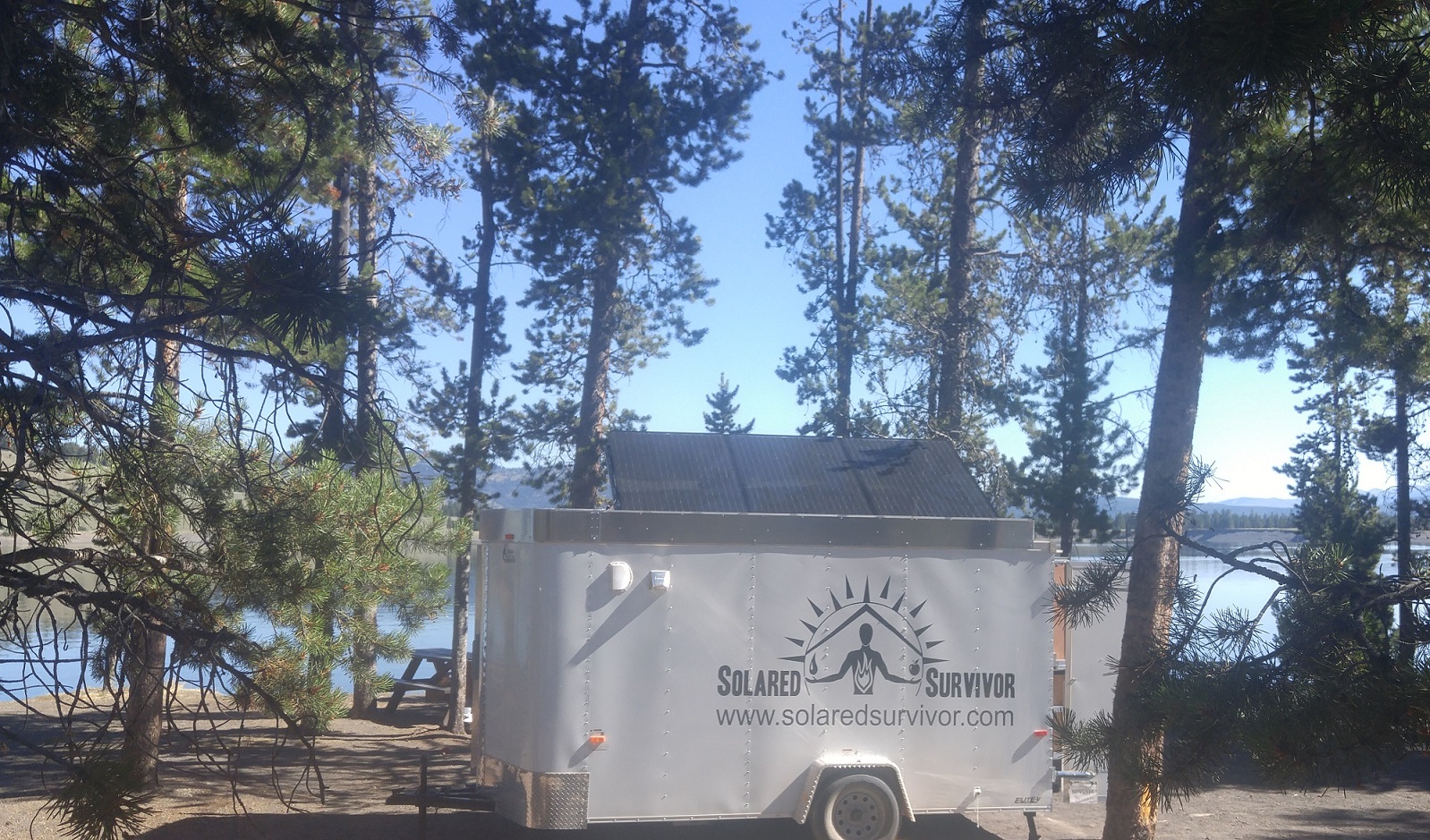 Solar Trailer at Yellowstone