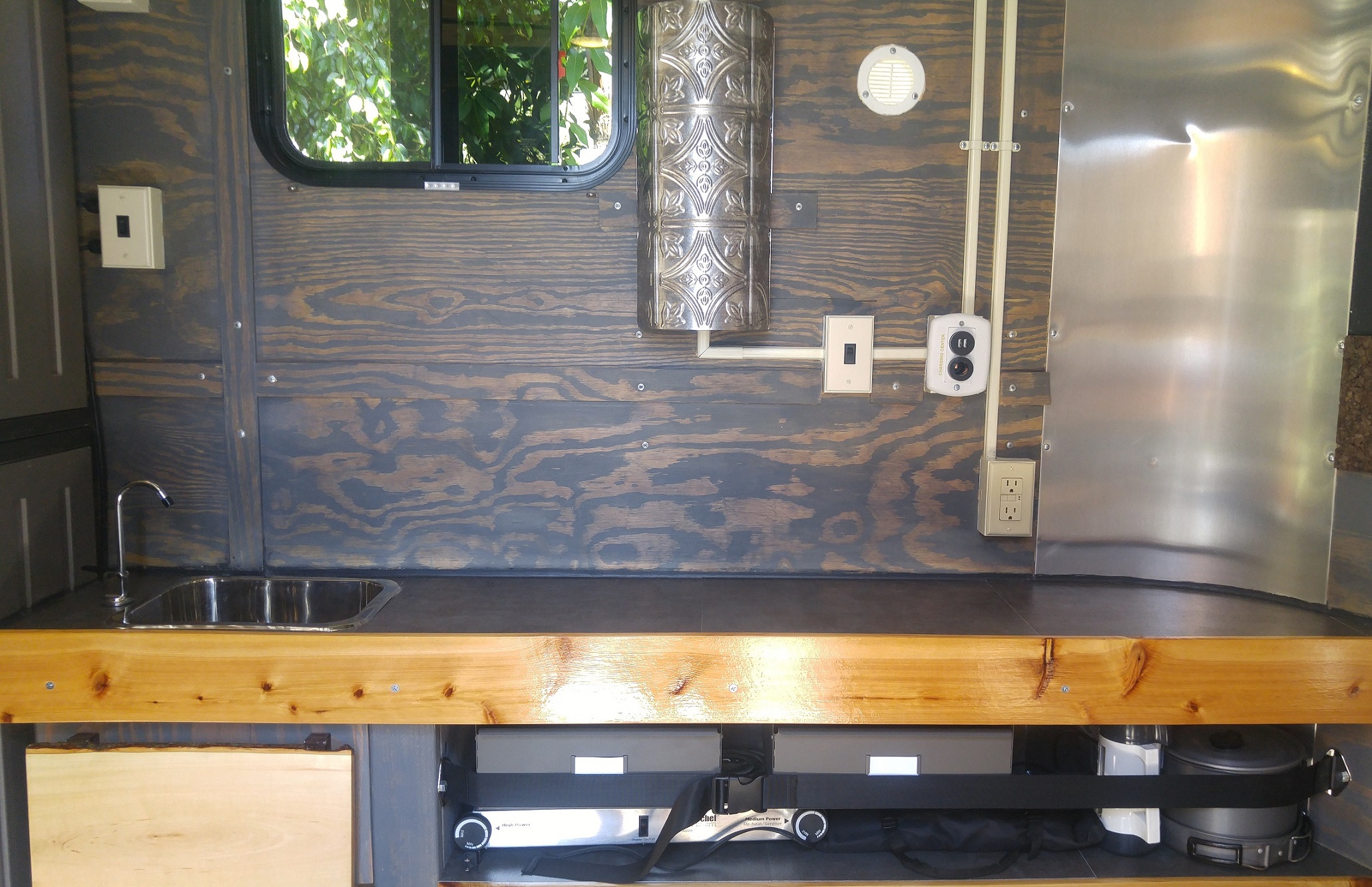 Solared Survival Trailer Kitchen