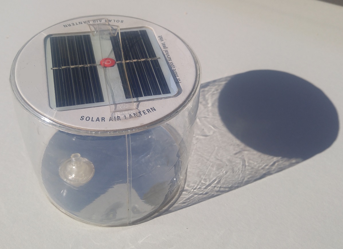 Rechargeable Emergency Light Solar Lantern Inflated